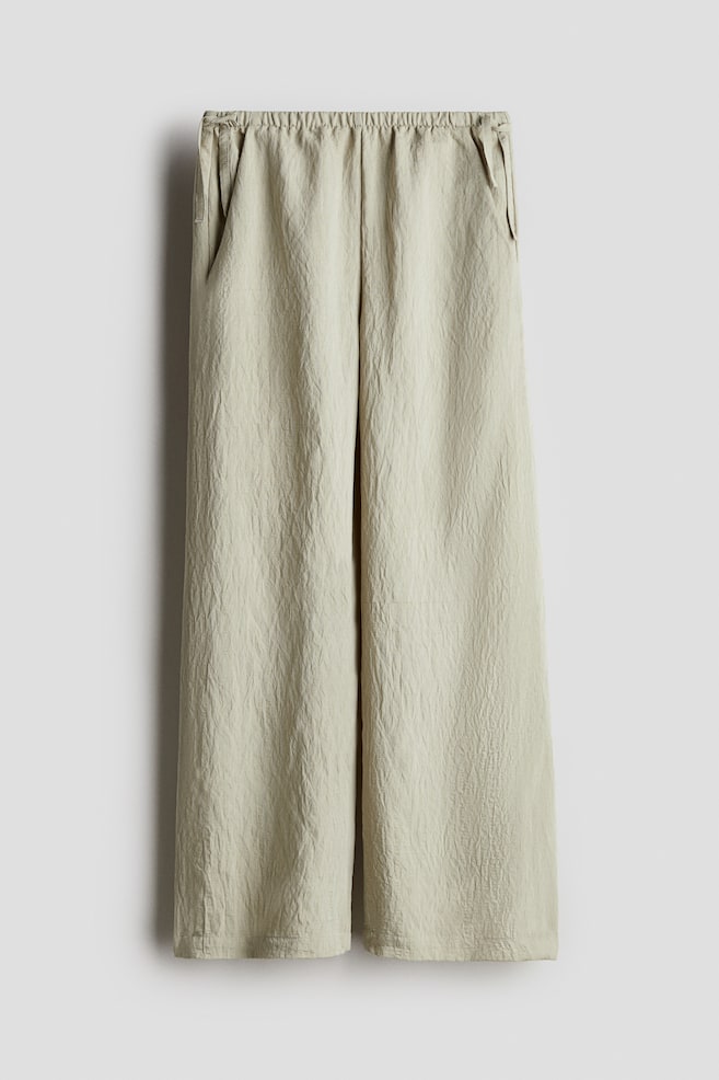 

Брюки с завязками H&M, зеленый