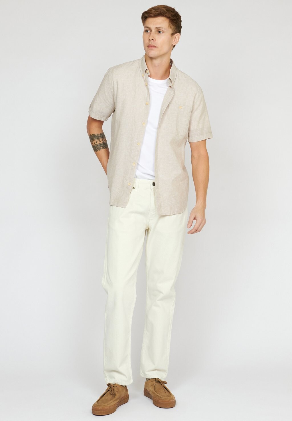 

Рубашка Matinique, серо-коричневая Matrostol