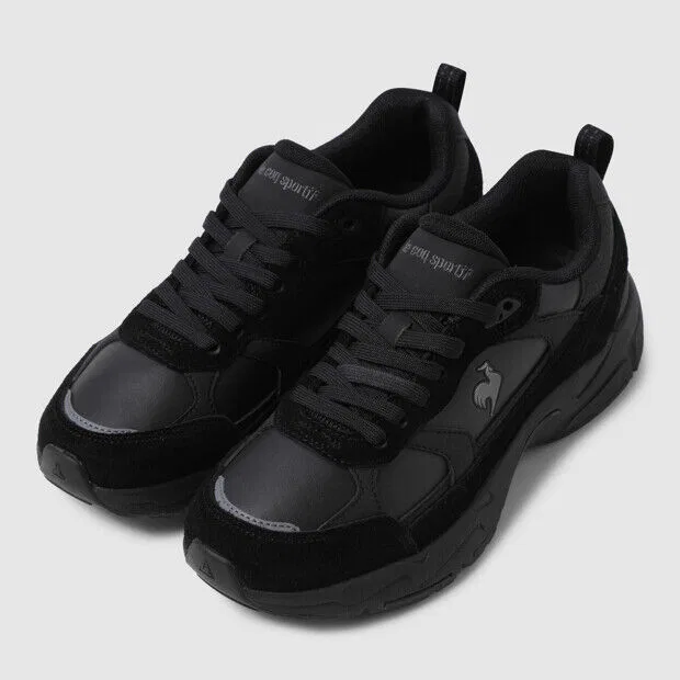 Мужские чёрные кроссовки Le Coq Sportif Dragon Beat v3 Split — фото 2