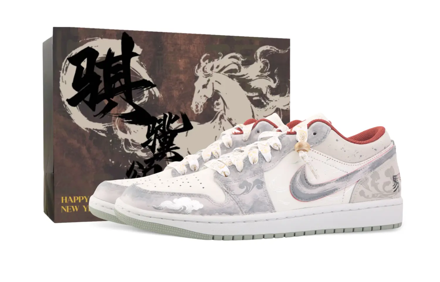 

Jordan Air 1 Drippy Mercedes AMG Abrasion Resistant Low top Vintage баскетбольные кроссовки мужские серые