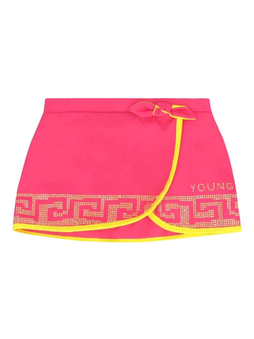 

Юбка для плавания с логотипом Versace Kids, розовый