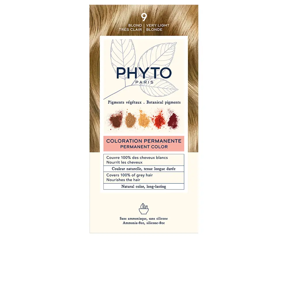

Краска для волос Phytocolor Phyto, цвет 9-rubio muy claro, 4 шт.