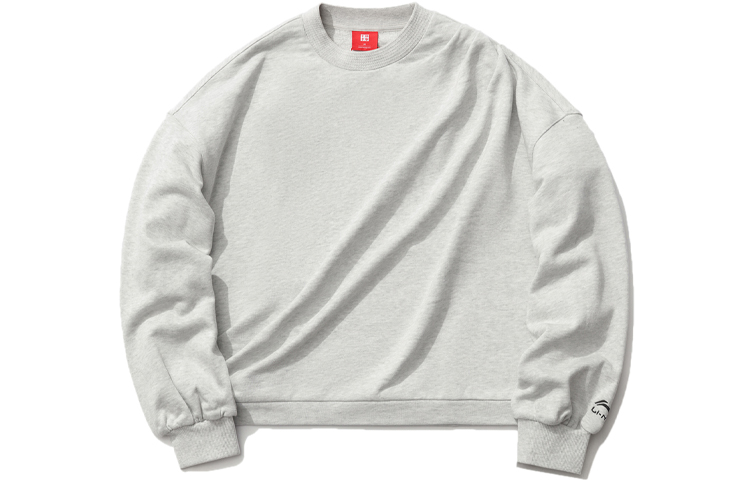 

Спортивная баскетбольная коллекция толстовка women's LiNing, светло-серый