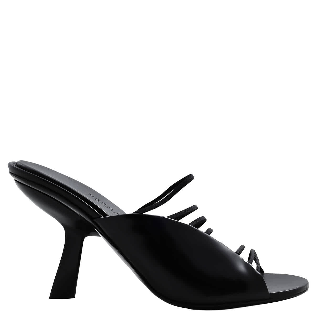 Феррагамо черные кожаные босоножки Altaire 85 Salvatore Ferragamo