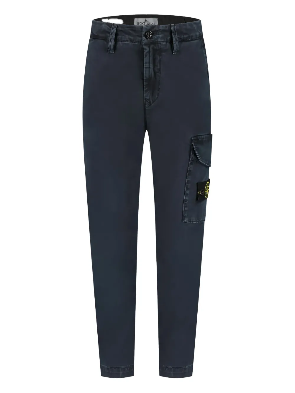 

Джинсы с накладными карманами Stone Island Junior, черный