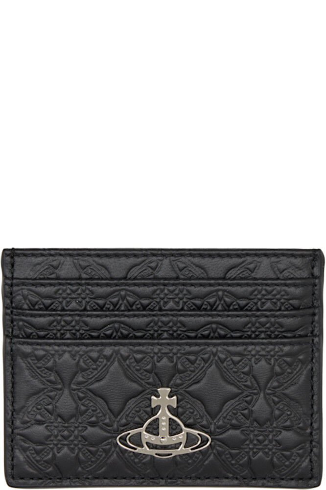 

Черный плоский держатель для карт Vivienne Westwood