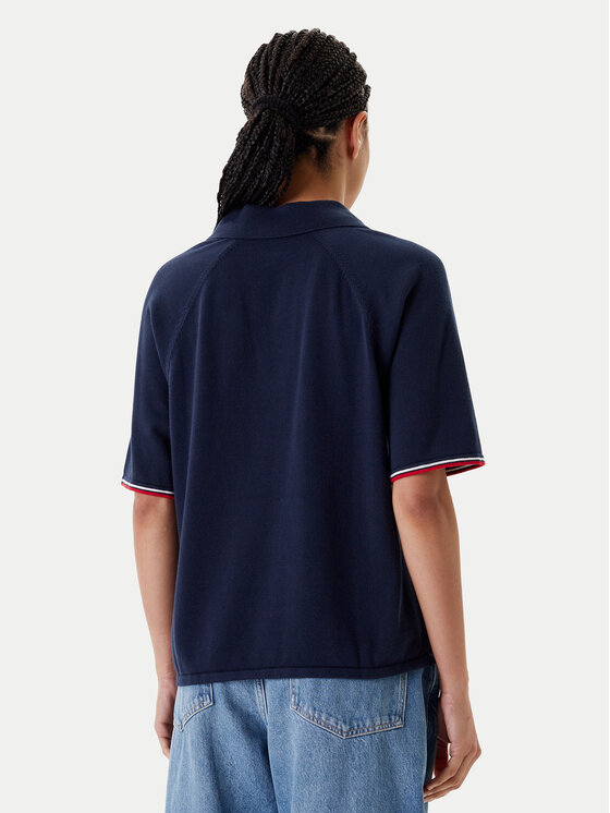 Рубашка поло стандартный крой WW0WW45694 Tommy Hilfiger, экрю — фото 3