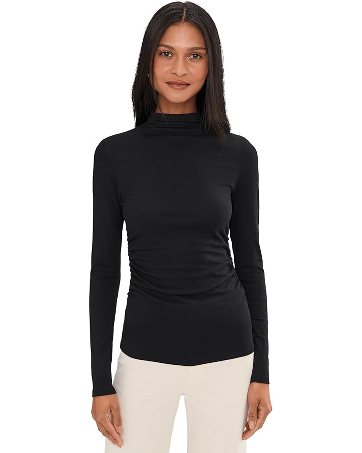 

Женская блузка Madewell Long Sleeve Hazel Mockneck Side Cinch, Jet Black