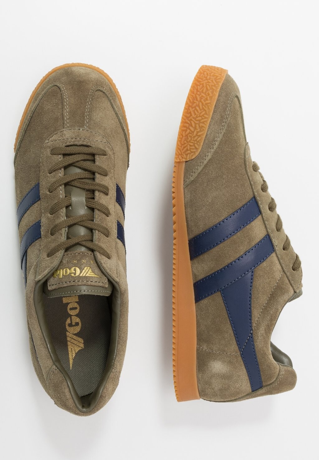Низкие кроссовки Harrier Gola, цвет khaki/navy — фото 2