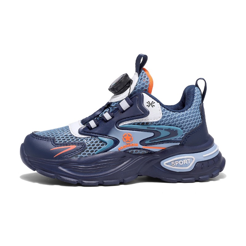 

Нескользящие низкие детские кроссовки для повседневной носки YUZHAOLIN, синий