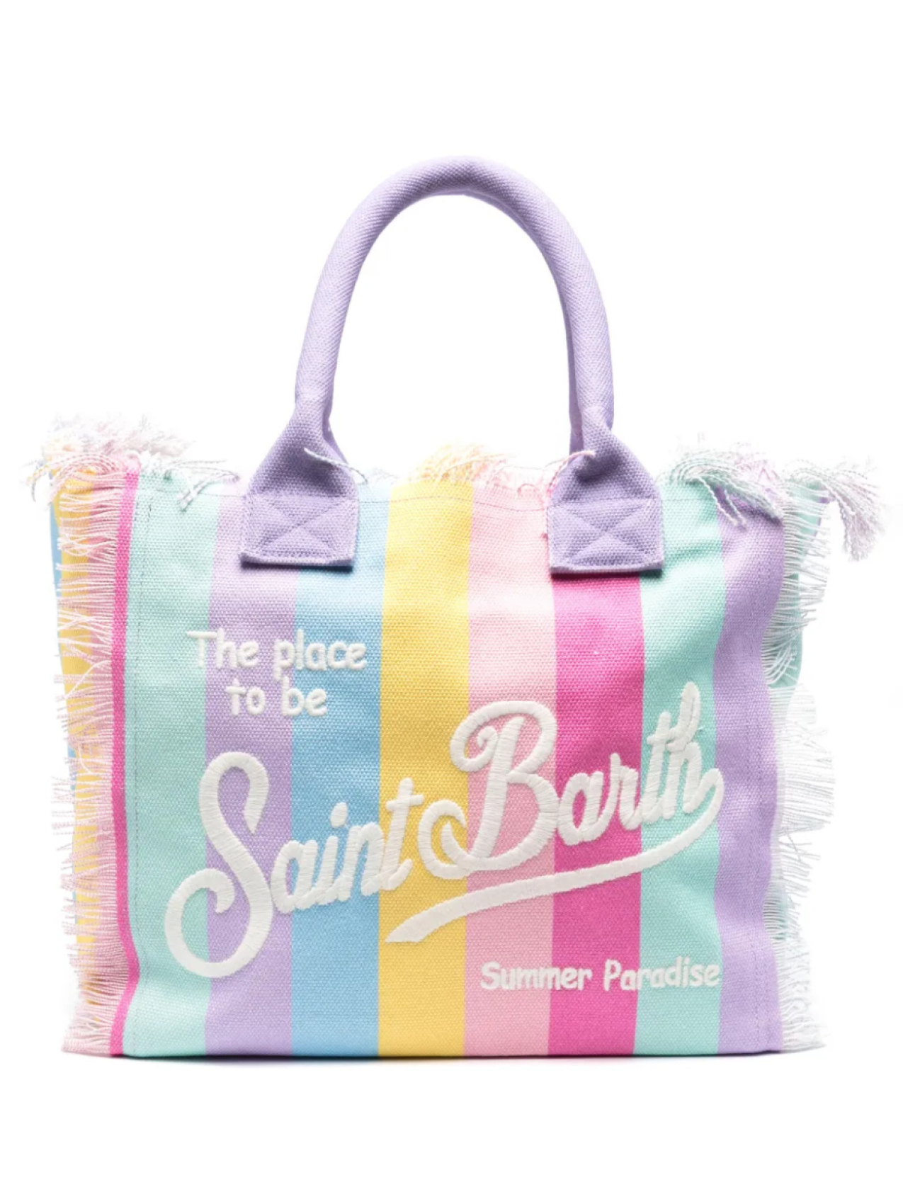

Пляжная сумка Vanity из канваса MC2 Saint Barth, фиолетовый