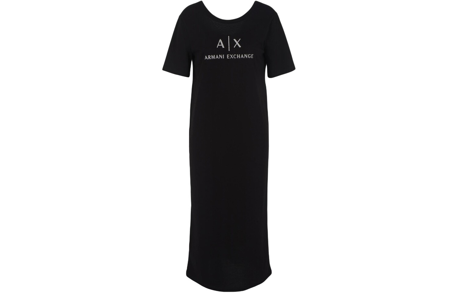 

Платье с короткими рукавами женское черное Armani Exchange