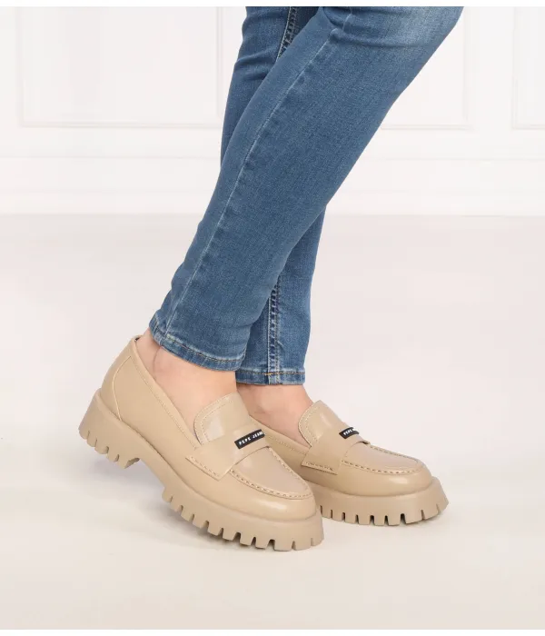 Летние лоферы Oxford Log Pepe Jeans London, бежевый — фото 2