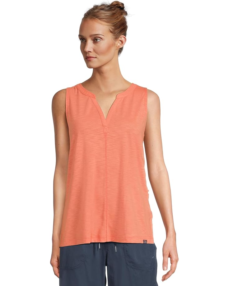 

Женская пижама L.L.Bean Streamside Tee Split-Neck Short Sleeve, Faded Orange