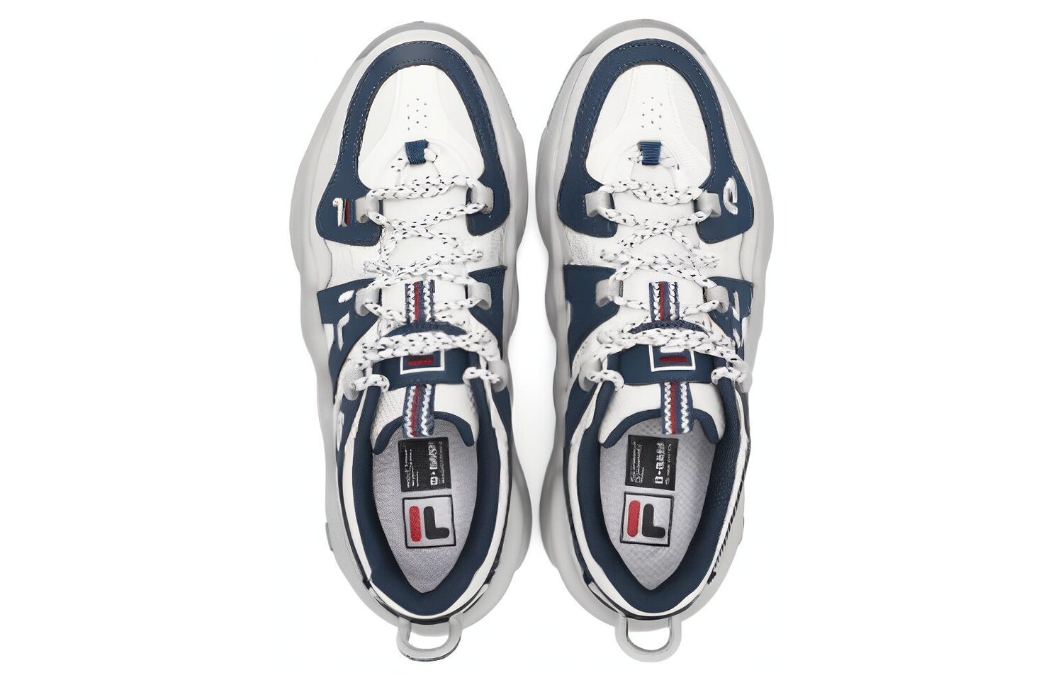Мужские баскетбольные кроссовки FILA Panini Vintage, Blue with White Lettering — фото 3