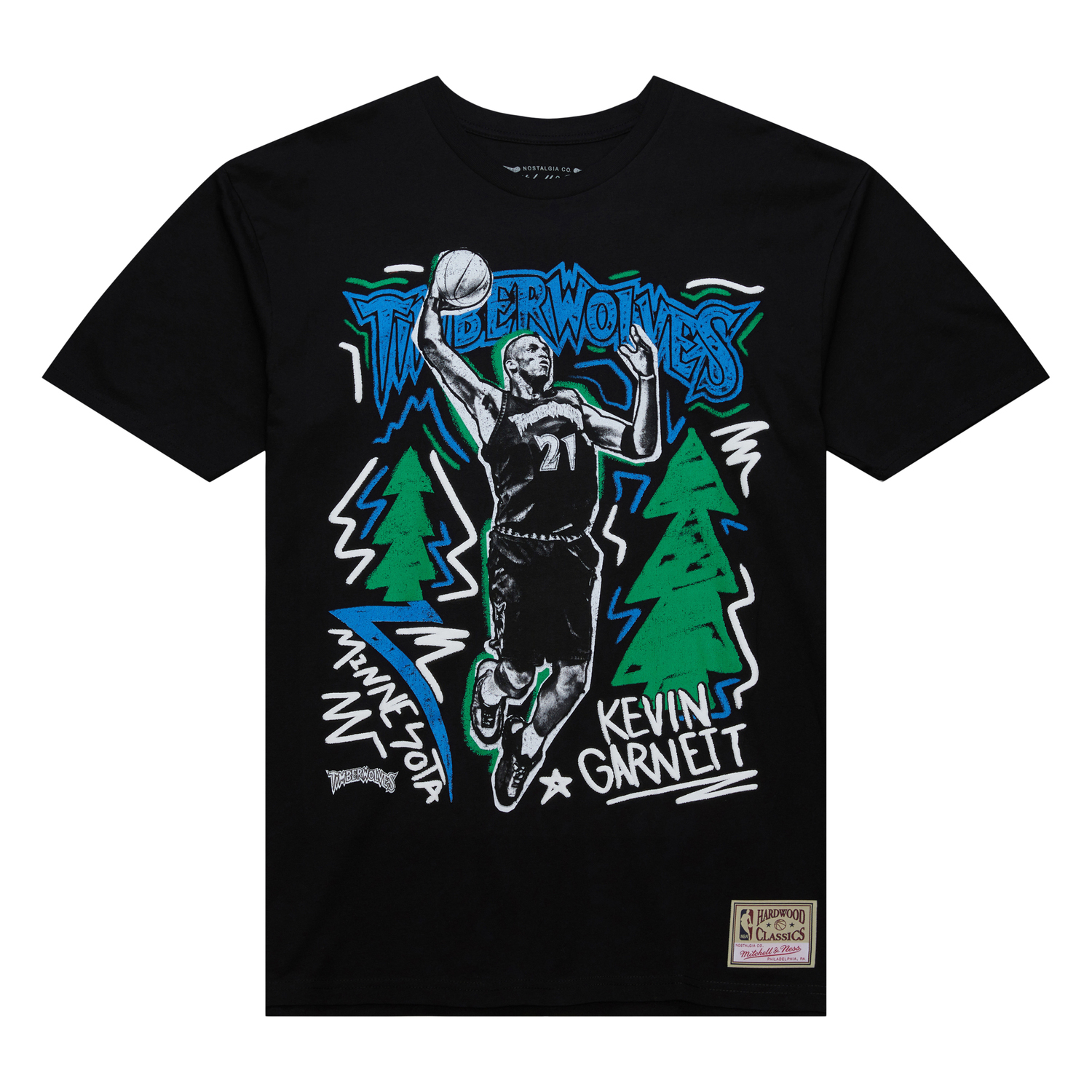 

Mitchell Ness Футболка Mitchell & Ness x NBA унисекс черная