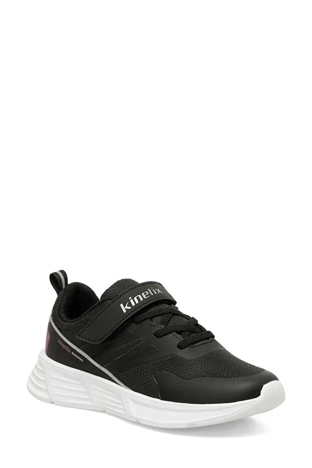Детские спортивные кроссовки для девочек с липучкой Kinetix, Black — фото 2