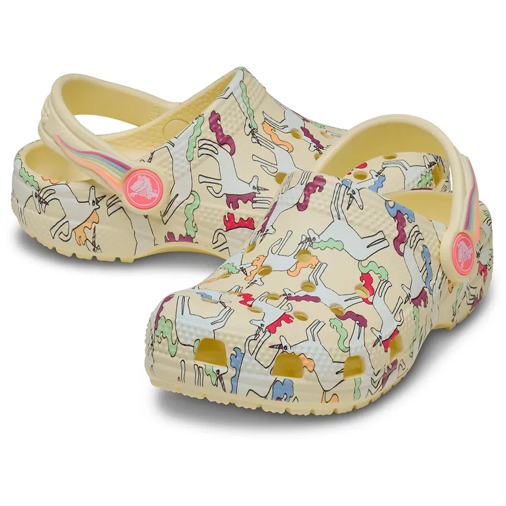 Комбинезон Classic Unicorn Graphic Crocs, бежевый — фото 3