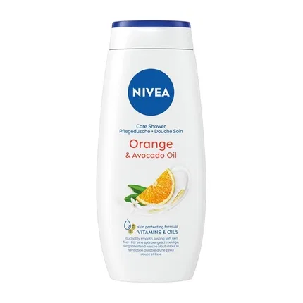 Гель для душа с маслом апельсина и авокадо Nivea Care, Orange