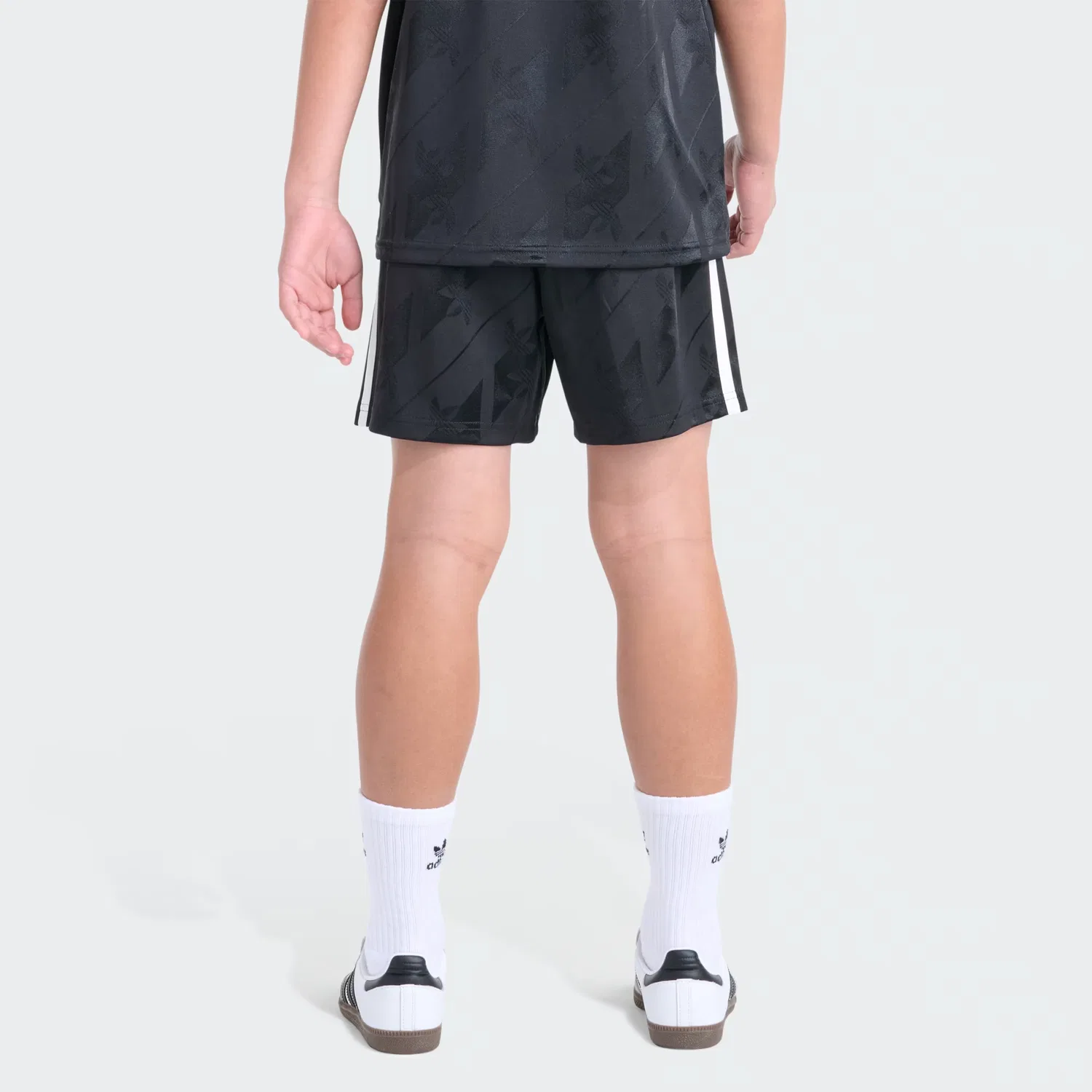 Детские шорты на резинке Originals Elastic Waistband Monogram Jersey Short Adidas Originals, черный