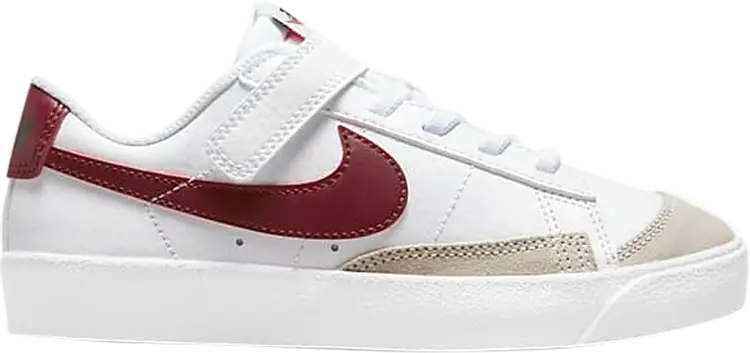 

Кроссовки Nike Blazer Low '77 PS 'White Team Red', белый