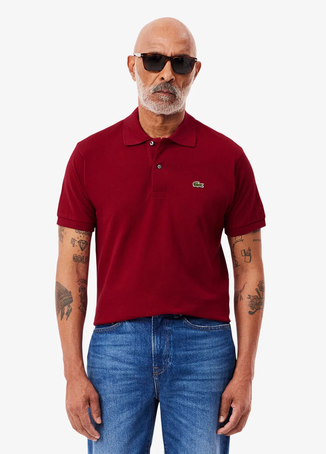 Поло Lacoste L.12.12 Classic Fit, BORDO-476 — фото 2