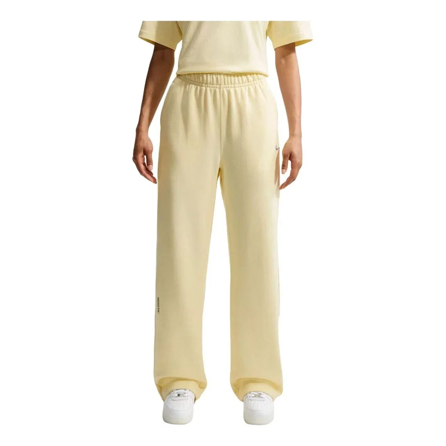 Мужские спортивные штаны свободного кроя Nike x NOCTA Fleece CS Open-Hem Tracksuit Pants, желтый