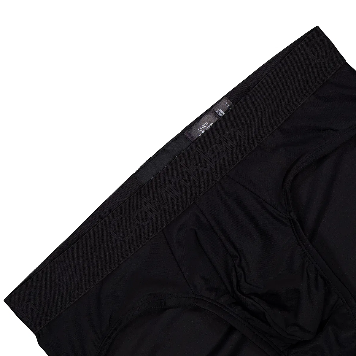 Трусы-хипстеры с эластичным поясом с логотипом, модель NB3633-UB1 Calvin Klein, Black — фото 2