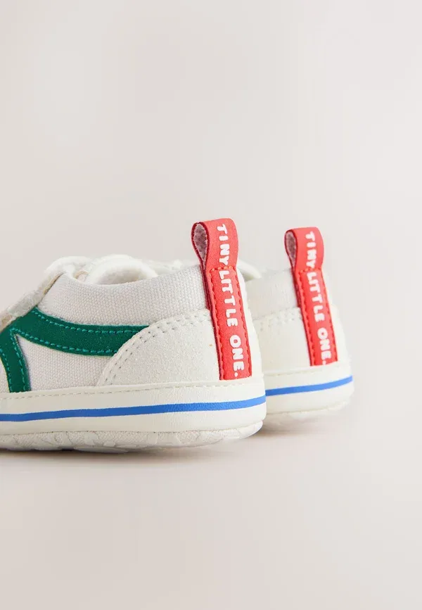 Ботинки из эко-кожи Regular fit - baby shoes Next, белый, Green — фото 4