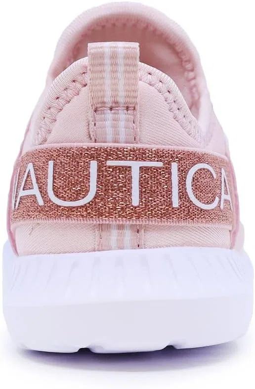 Детские кроссовки без шнуровки с принтом Nautica, Rose Gold Kappil — фото 3