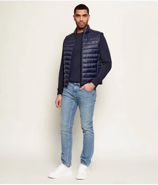 Мужской жилет Regular Fit Calano BOSS, Blu Marino — фото 2