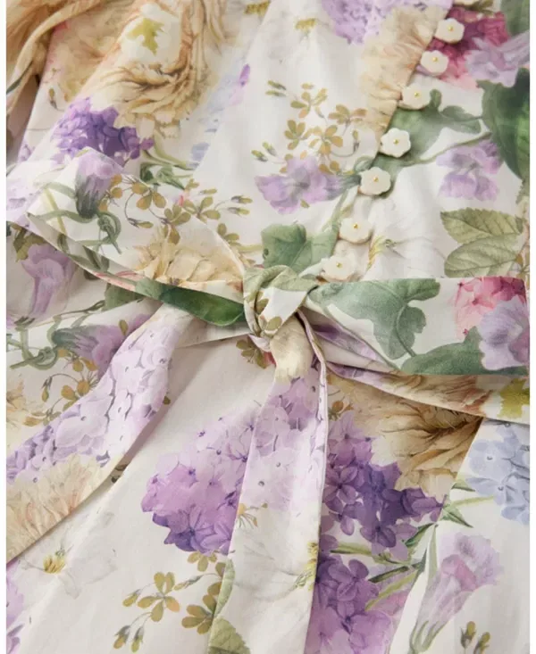 Детское платье для девочек с длинным рукавом Seraphina Sleeve Marlo Kids, Floral — фото 4
