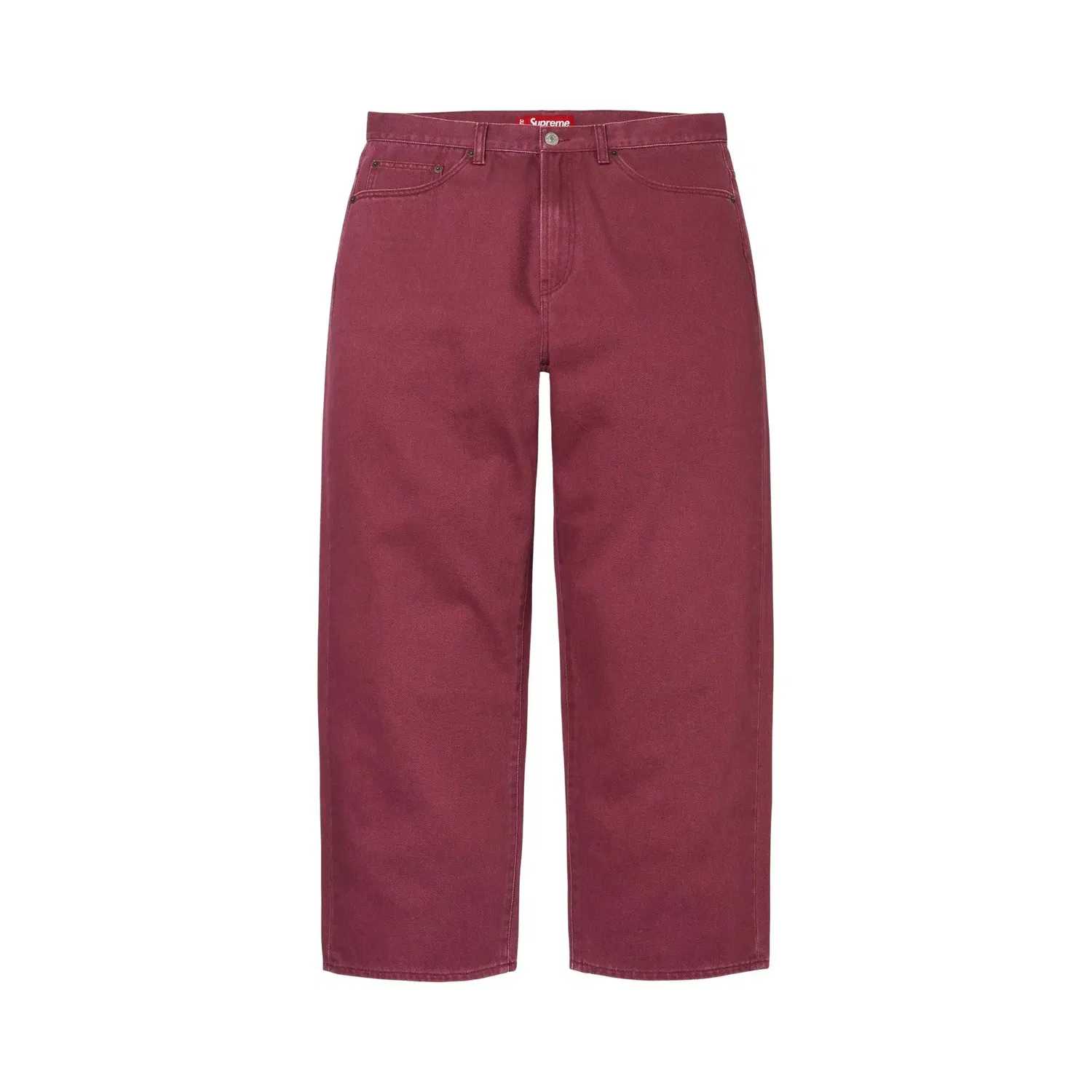 Джинсы мешковатые Supreme Baggy Jean, Burgundy