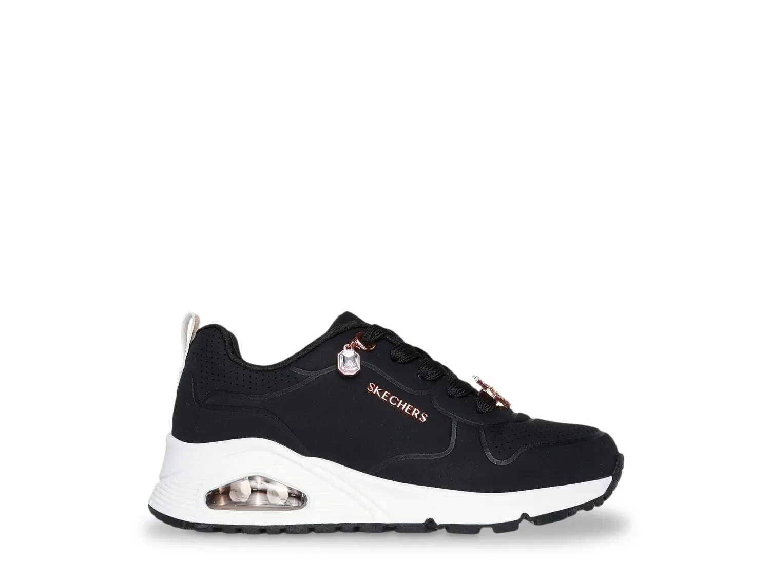 Кроссовки с воздушной подушкой Uno Gen1 Trendy Jewels, Skechers, черный — фото 4
