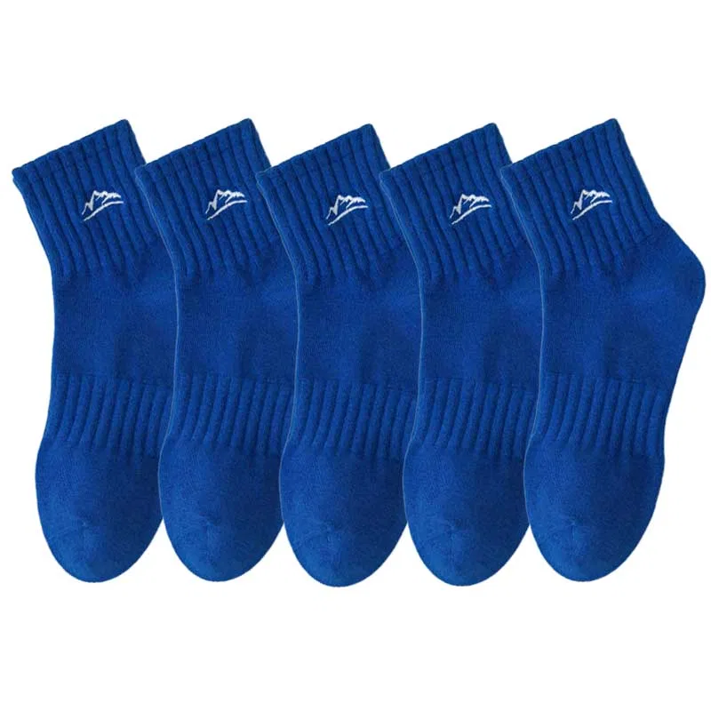 Детские носки средней длины с цветом Klein Blue 5 Pack, MIIOW