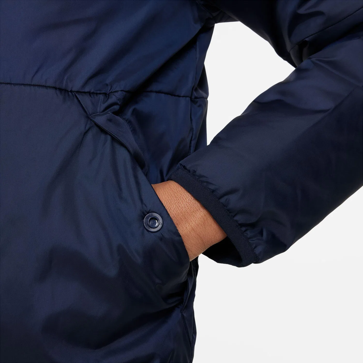 Детская куртка с защитой от ветра и влаги PARK 20 Nike, Dunkelblau Jeansblau Weiss — фото 4