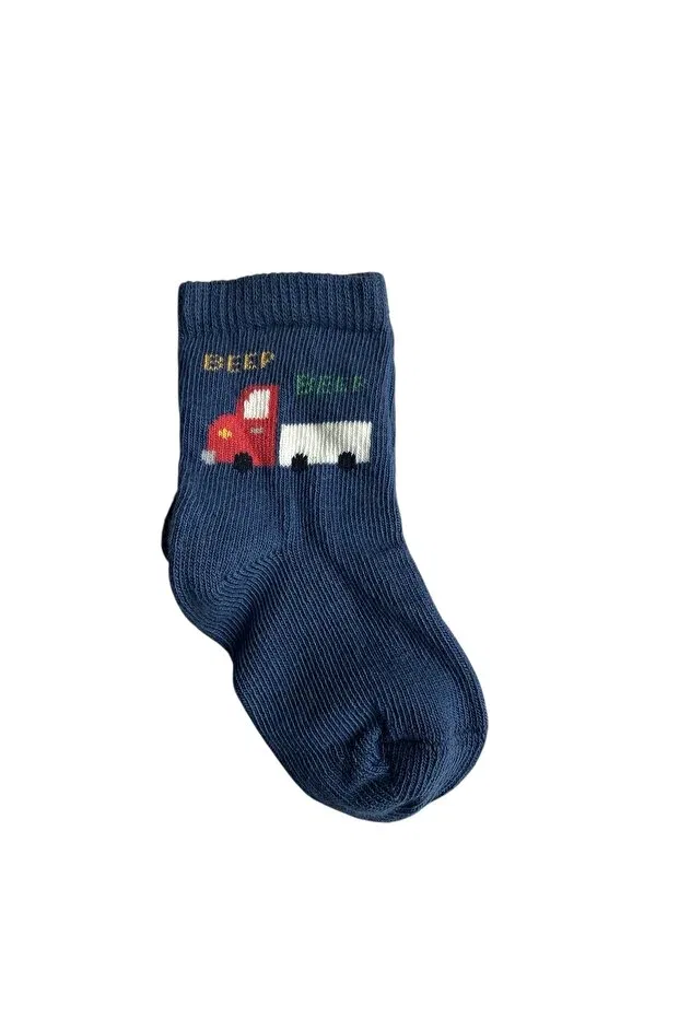 Детские носки с рисунком автомобилей Sayasocks, Blue