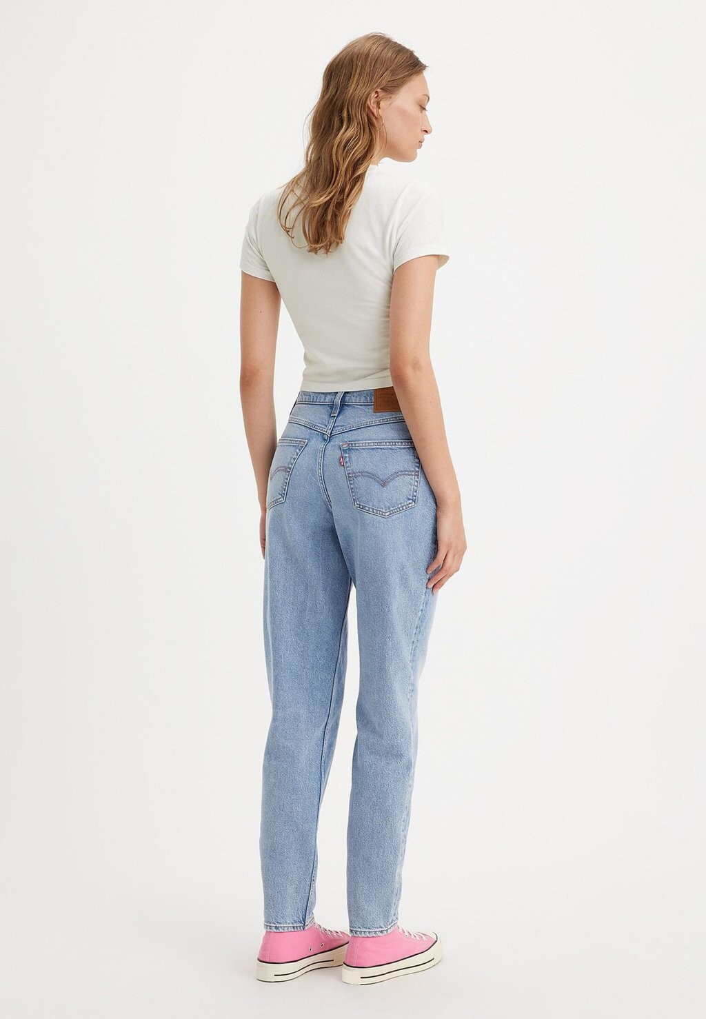 Джинсы зауженного кроя 80S MOM Levi's, цвет how's my driving — фото 3