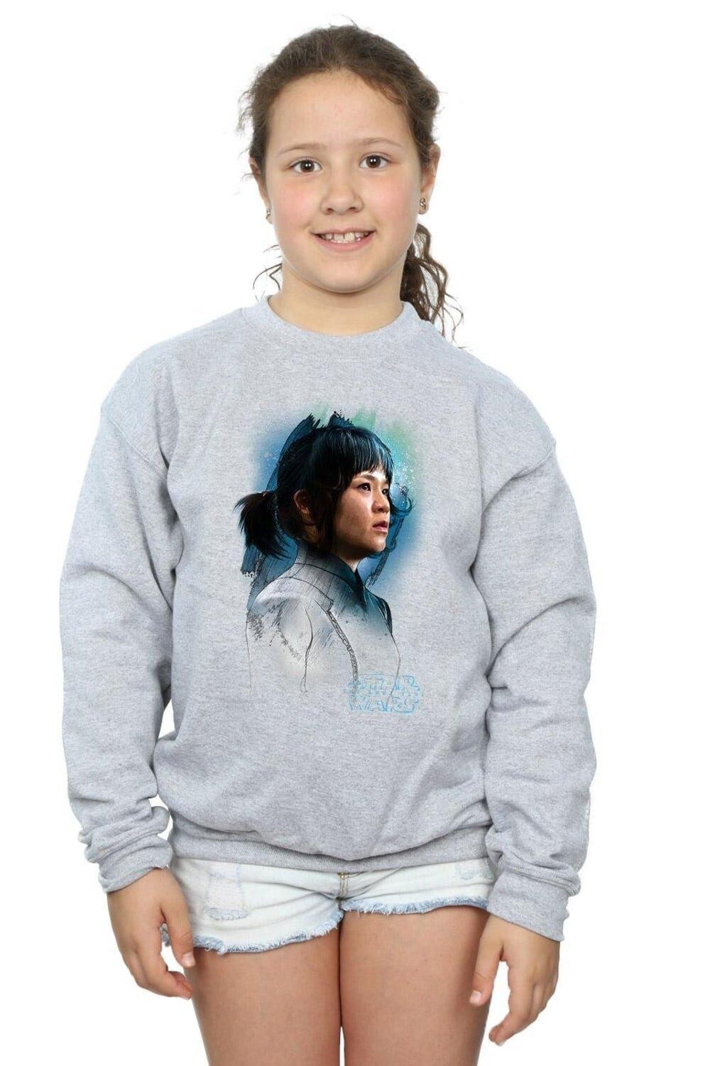 

Свитшот с начесом The Last Jedi Rose Tico Star Wars, серый