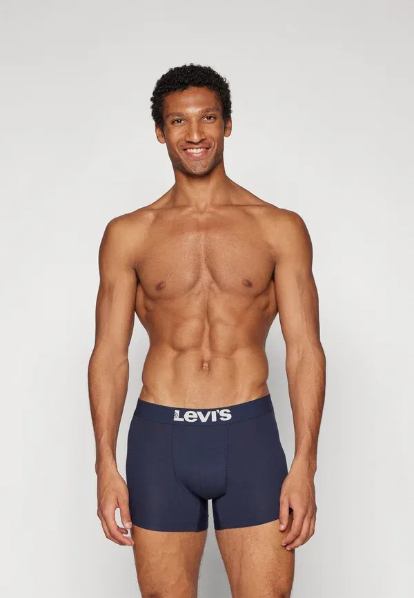 Боксеры в винтажную полоску, комплект из 2 штук - боксерские трусы Levi'S, темно-синий — фото 3