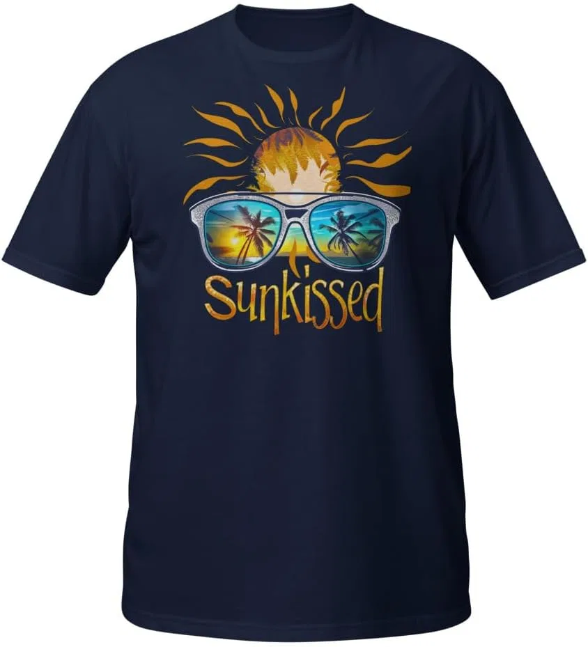 Футболка с принтом Sunkissed 64000, Navy