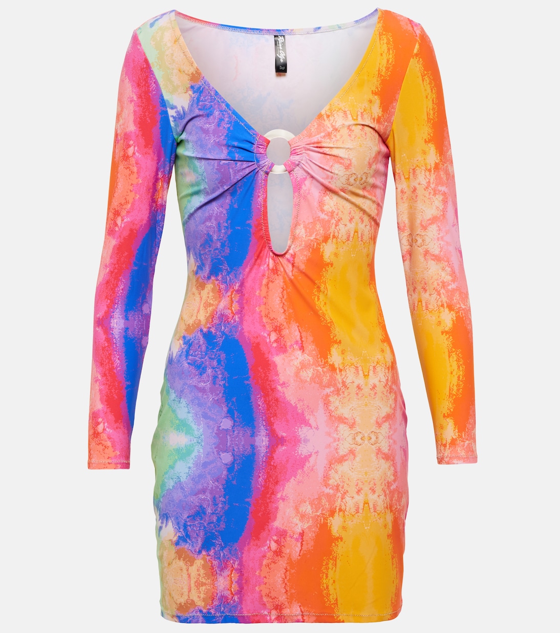 

Мини-платье Duke с вырезом и принтом Reina Olga, разноцветный