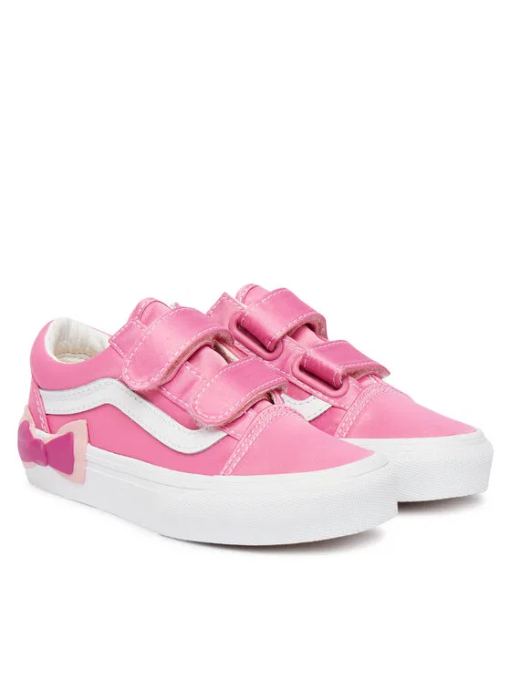 Кеды Old Skool V Bow Vans, розовый — фото 2