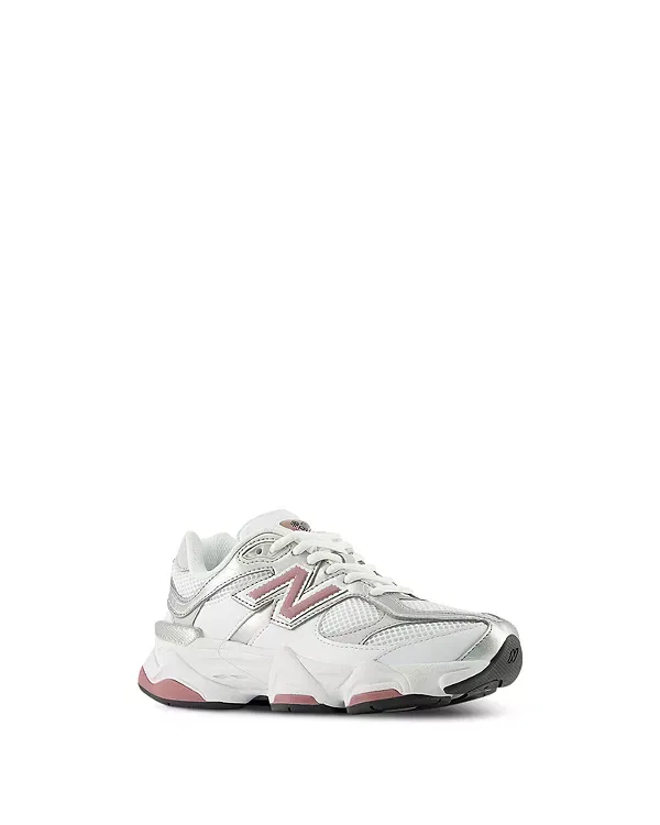 Детские кроссовки для девочек со шнуровкой New Balance, белый