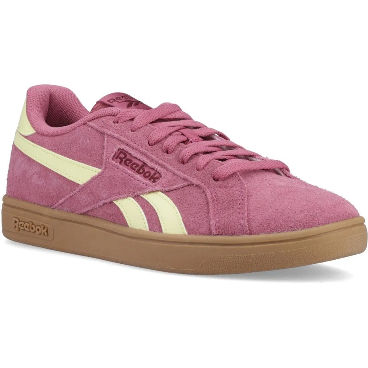 Детские кроссовки для девочек Reebok Court Retro, Studiopink Yellowhaze Blackcherry