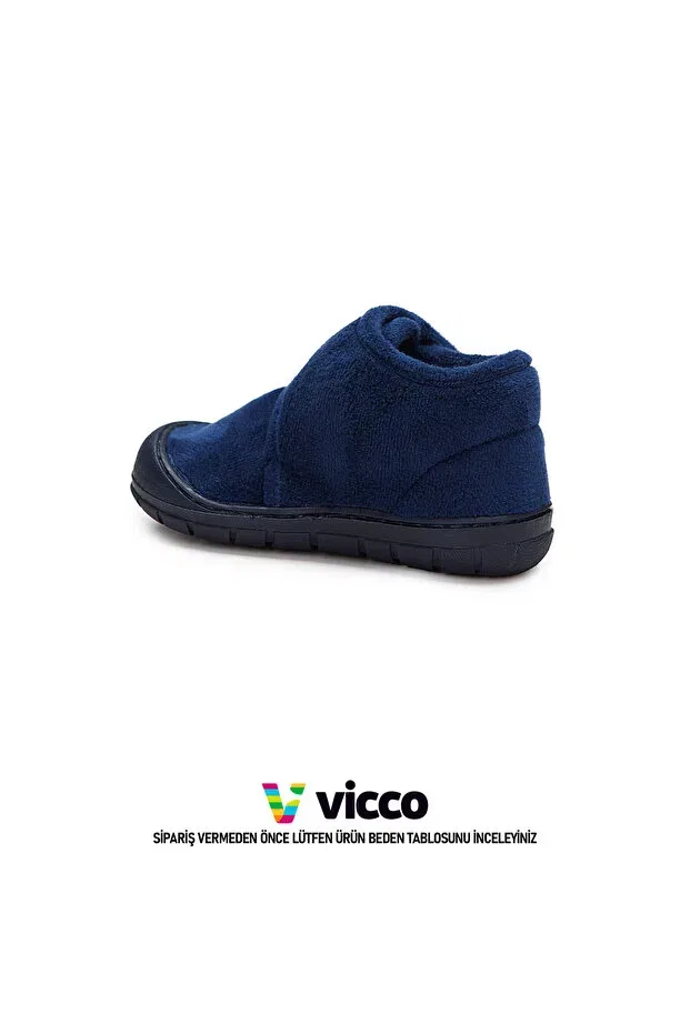 Детские домашние тапочки для мальчиков ортопедические Vicco, Navy Blue — фото 3