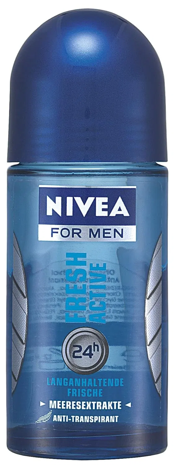 Дезодорант-антиперспирант роликовый Nivea Fresh Active, 2 шт по 50 мл