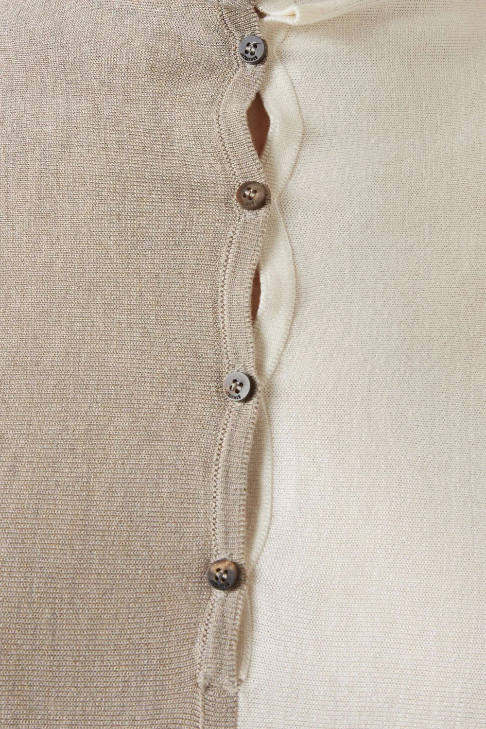 Jacquemus Le Losange Two-tone Polo T-shirt in Silk-knit — фото 4