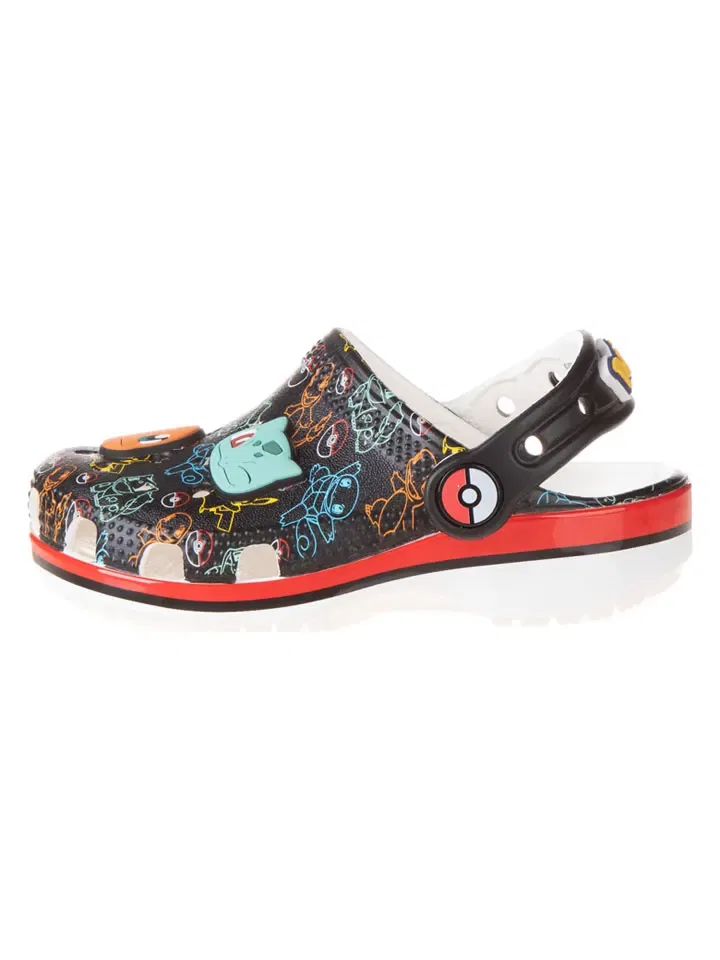 Кроксы с принтом Pokemon Print Classic Crocs, черный