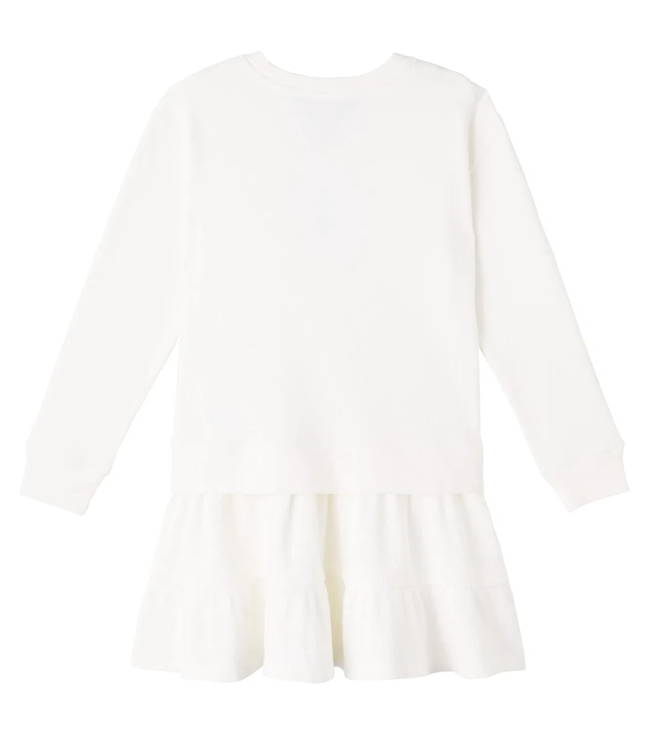 Нарядное платье хлопковое Polo Bear Polo Ralph Lauren Kids, белый — фото 4